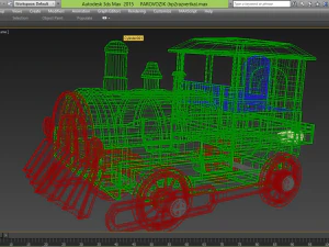 toy train 3D Model