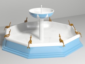 fountain 3D Model