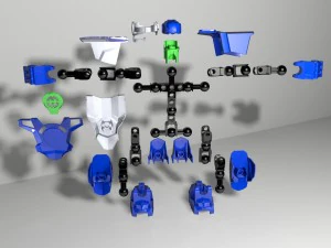 lego hero 2 3D Model