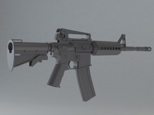 m4 carbine 3D Print Model