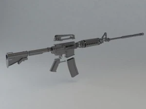 karabinek m4 Model do druku 3D