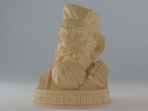 zombie hunter 3D Print Model