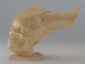 H&ouml;llensch&auml;del 3D Druckmodell