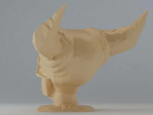 H&ouml;llensch&auml;del 3D Druckmodell