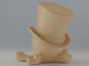 skull with hat 3Dプリントモデル