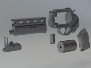 colt 45 Modèles 3D en vedette