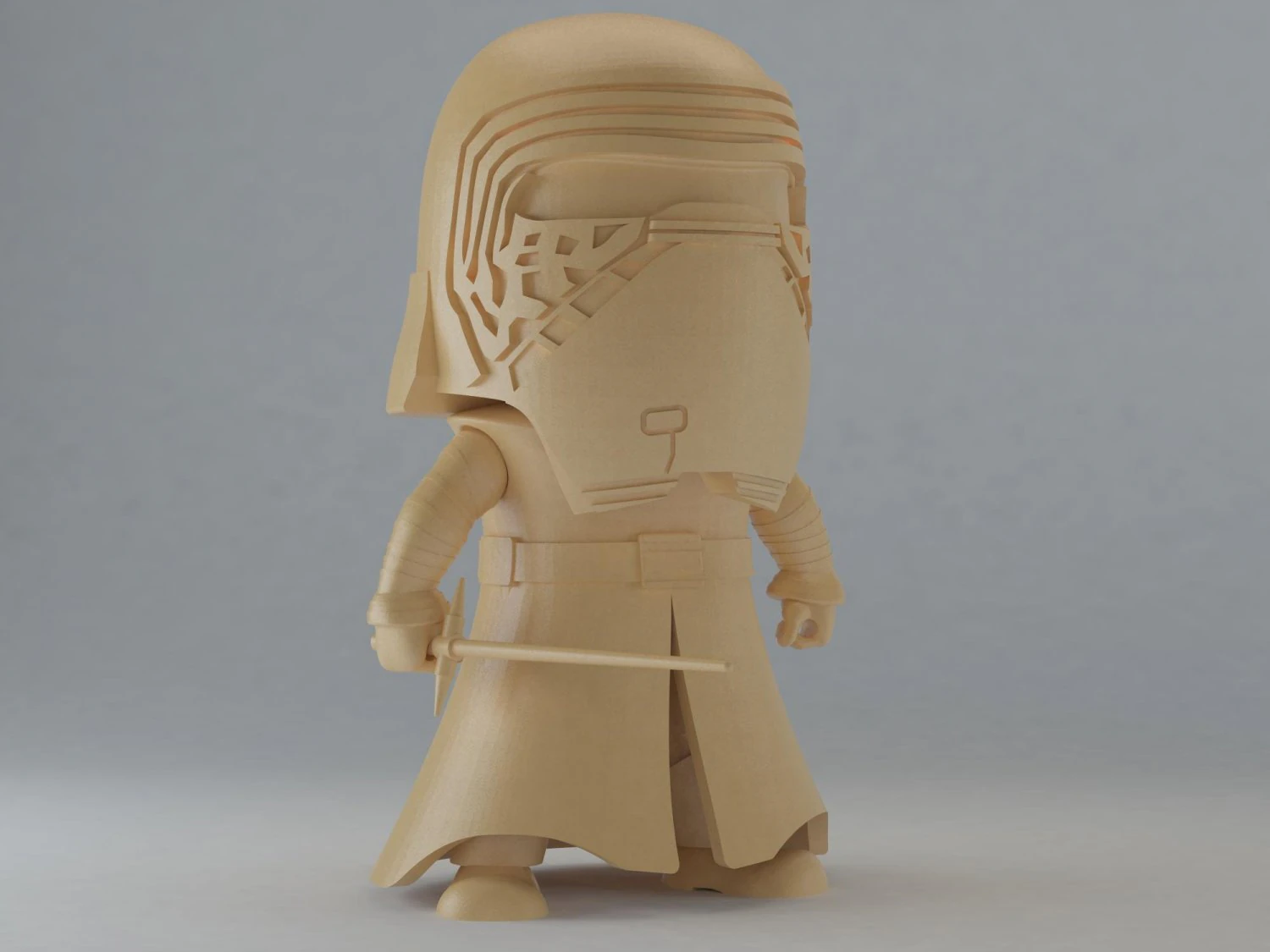 star wars kylo ren 3D Print Model .c4d .max .obj .3ds .fbx .stl .blend