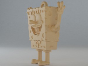 spongebob trinket Modelo de Impressão 3D