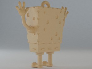 spongebob trinket Modelo de Impressão 3D