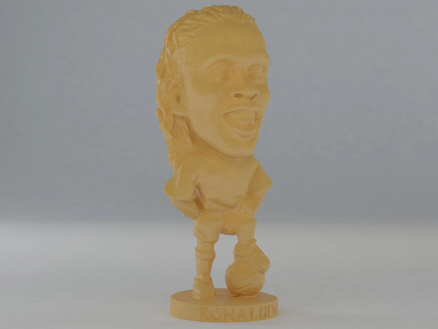 ronaldinho 3D Print Model .c4d .max .obj .3ds .fbx .stl .blend 