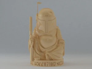 buda fett Modelo de impresión 3D