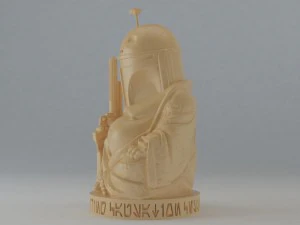 buda fett Modelo de impresión 3D