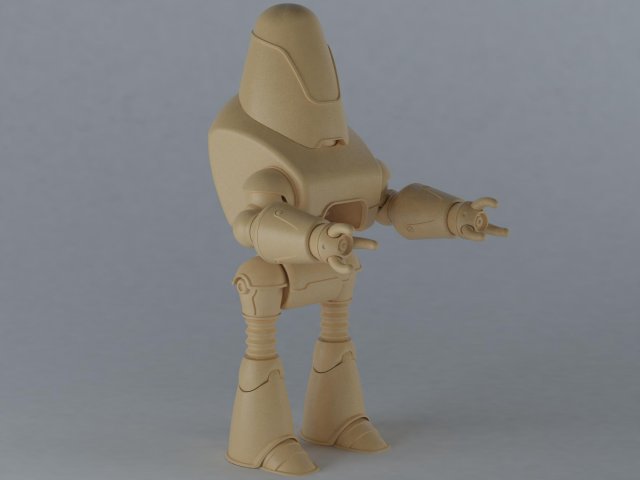 robot a 3D Print Model .c4d .max .obj .3ds .fbx .stl .blend 