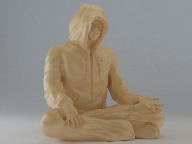 monk from print 3D Print Model .c4d .max .obj .3ds .fbx .stl .blend 