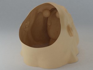 angry gorilla head 3D-Druckmodell