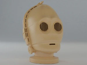c-3po 星球大战 3D 打印模型