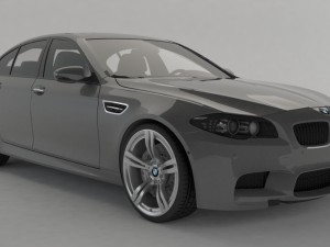 bmw m5 f10 2012 Model 3D