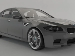 bmw m5 f10 2012 Modelo 3D