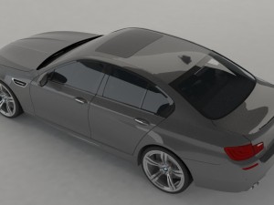 bmw m5 f10 2012 Modèle 3D