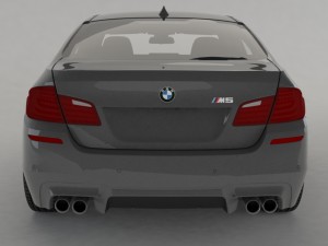 bmw m5 f10 2012 Modèle 3D