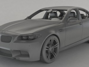 bmw m5 f10 2012 Modèle 3D