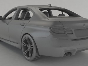 bmw m5 f10 2012 Modèle 3D