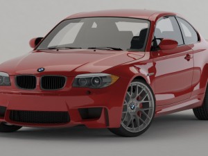 bmw 1 series m coupe 2011 3D Model