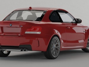 bmw 1 series m coupe 2011 3D Model