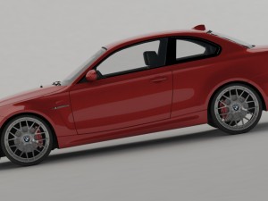 bmw 1 series m coupe 2011 3D Model