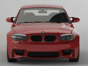 bmw 1 series m coupe 2011 3D Model