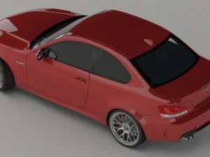bmw 1 series m coupe 2011 3D Model