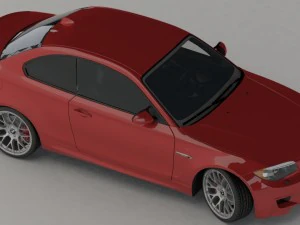 bmw 1 series m coupe 2011 3D Model