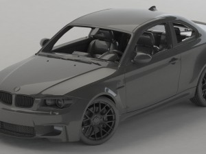 bmw 1 series m coupe 2011 3D Model