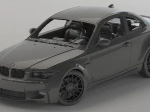bmw 1 series m coupe 2011 3D Model