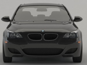 bmw m5 2009 3D Модель