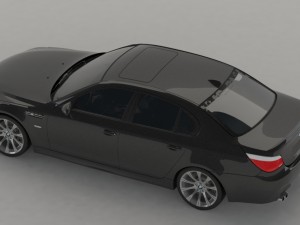 bmw m5 2009 3D Модель