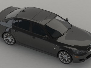 bmw m5 2009 3D Модель