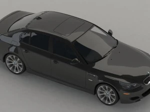 bmw m5 2009 3D Model