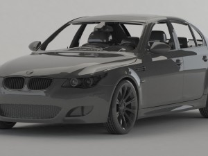 bmw m5 2009 3D Модель