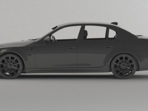 bmw m5 2009 3D Модель