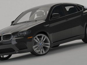 bmw x6m 2010 3D Model