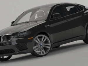 bmw x6m 2010 Modello 3D