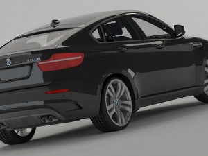 bmw x6m 2010 3D 모델