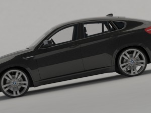 bmw x6m 2010 3D 모델
