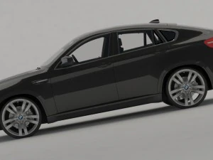 bmw x6m 2010 3D Model