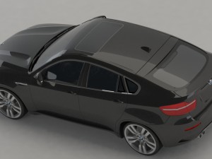 bmw x6m 2010 3D 모델