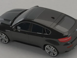 bmw x6m 2010 3D Model