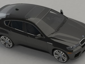 bmw x6m 2010 3D 모델