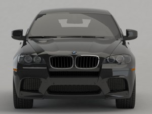 bmw x6m 2010 3D 모델