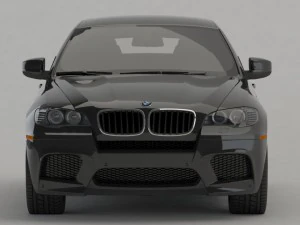 bmw x6m 2010 3D Model